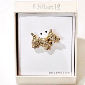 Scottie Dog Brooch from Dillard's - New in Box